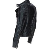 Brampton Leather Ladies Biker Jacket Black: B Soho