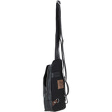 Exquisite Ashwood Leather Sling Bag Black: F-88