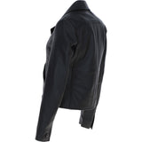 Ashwood Leather Short Blazer Jacket Black : Awl 1676