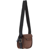Heritage Handcrafted 100 Capacity Leather Cartridge Bag Oily Brown : Madox