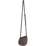 Ashwood Leather Crossbody Bag with Woven Details Brown: GV-63753