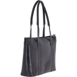 Vegetable Tanned Leather Bag Navy : V-23