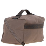Fenland Canvas & Leather Wash Bag Mud/grey: FEN-759