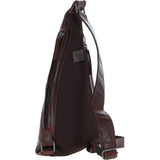 Ashwood Leather Spacious Unisex Sling Bag Brandy: P-67