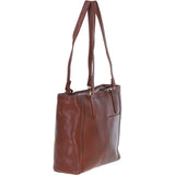 Ashwood Elegant Leather Tote Bag Cognac: Isabel