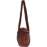 Ashwood Leather Round Crossbody Bag Rust/wash: GR-6117S