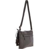 Medium Leather Shoulder Bag Khaki : 62551