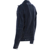 Ashwood Leather Men’s Zip-Up Biker Jacket Black: Largo-sp