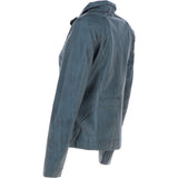 Womens Leather Jacket Grey: AWL-529