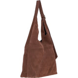 Ashwood Leather Brown Suede Bag: LB-6354