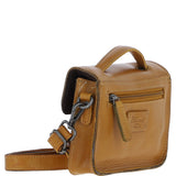 Ashwood Leather Mini Crossbody Satchel Bag Mustard: P-61