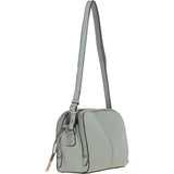 Real Leather Stylish Crossbody Bag Stone: 62340