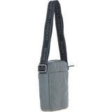 Brampton Leather Men's Crossbody Bag Grey: 64405