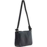 Ashwood Leather Plain Shoulder Bag Black: LB-6278