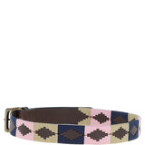 Ashwood Leather Multicolored Handmade Belt Beige: POF-17