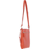 Ashwood Leather Smart Tab Cross Body Bag Burnt Orange: 63621/Tab