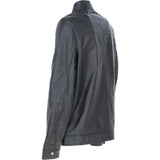 Ashwood Leather Mandarin Collar Zip-Up Men's Jacket Brown: AMJ-10