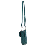 Ashwood Leather Crossbody Smart Phone Bag Teal: D-99