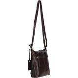 Stylish Ashwood Leather Crossbody Bag Brown: Ava
