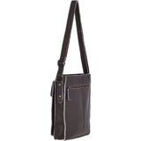 A4 Leather Messenger Bag Brown : JP Body Bag