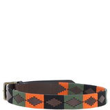 Ashwood Leather Multicolored Handmade Belt Orange: POF-25