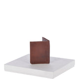 Cow Waxy Leather Classic 6 Card Bill-Fold  Wallet Tan:  1556