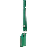 Ashwood Leather Luxury Crossbody Phone Bag Design-X Green: X-31