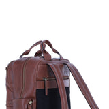 Mens Leather Backpack chestnut: Jordan