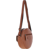 Ashwood Leather Round Crossbody Bag Tan: P-66
