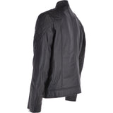 Ashwood Men's Leather Biker Jacket Black: 8055