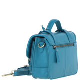 Stylish Ashwood Leather Large Satchel Bag Turquise: Y-63