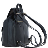 Ashwood Genuine Leather Compact Backpack Black: Y-57