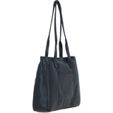 Sleek & Spacious Shoulder Bag Black: London