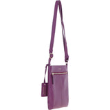 Ashwood Leather Crossbody Bag - Raspberry: 63014/cb3