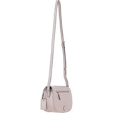 Ashwood Leather Crossbody Bag with Twist Lock Beige: 64787