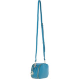 Ashwood Leather Compact Crossbody Bag with Adjustable Strap Turquoise: Y-53