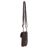 Ashwood Leather Crossbody Smart Phone Bag Brandy: D-99