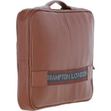 Leather Organizer with Laptop Compartment Tan: 64546