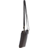 Authentic Ashwood Leather & Harris Tweed® Cloth Crossbody Bag Brown/Mcload: TW-29-01-BM