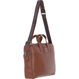 Brampton Leather Men's Laptop Bag Tan: 64547