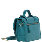 Stylish Ashwood Leather Large Satchel Bag Green: Y-63
