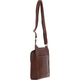 Ashwood Leather & Harris Tweed® Cloth Crossbody Bag Tan/Green/Red: TW-24-08-TR
