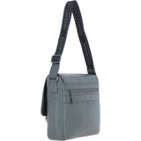 Brampton Leather Men's Emissary Messenger Bag Grey: 64403