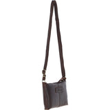 Ashwood Genuine Leather Crossbody Bag Brandy: G-15
