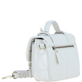 Stylish Ashwood Leather Large Satchel Bag White: Y-63