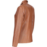 Ashwood Womens Leather Jacket Tan: awl 880