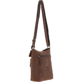Vintage Equestrian Leather Handbag Mud/brown: worcester