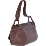 The Bridge Medium Italian Shoulder Bag Brown - 0407251P