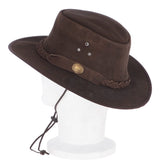 Men's Australian Hardwearing Bush Hat Brown: TAURINUS