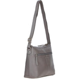 Ashwood Ladies Leather Shoulder Bag Taupe: AJ1